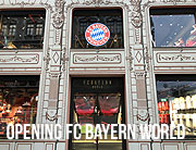 Die neue „FC Bayern Welt“ öffnete Ende 2020 in der Weinstraße im Zentrum von München (©Foto: Martin Schmitz)